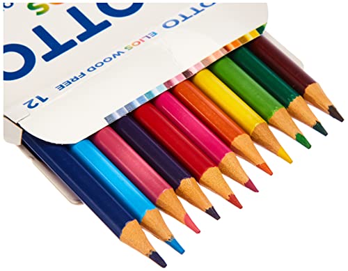 12 Crayons de couleurs Giotto
