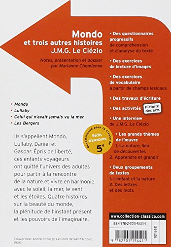 Mondo Et Trois Autres Histoires Le Clezio, J M G [Used - Very Good] [Softcover]