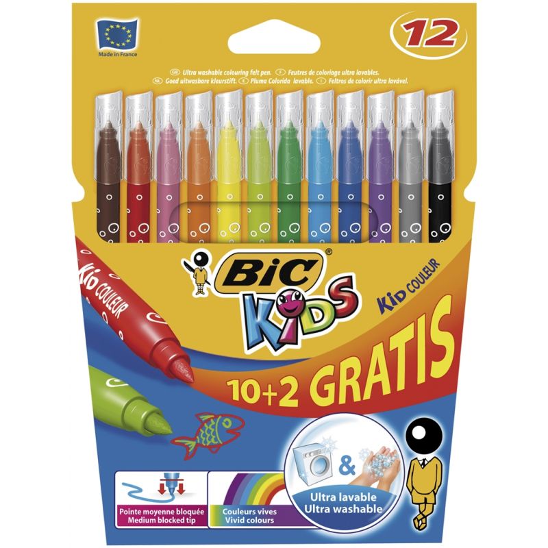 12 Feutres Bic Kids