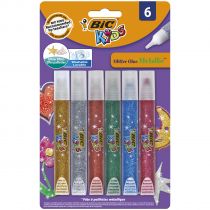 Pâte à paillettes métalliques 6 couleurs