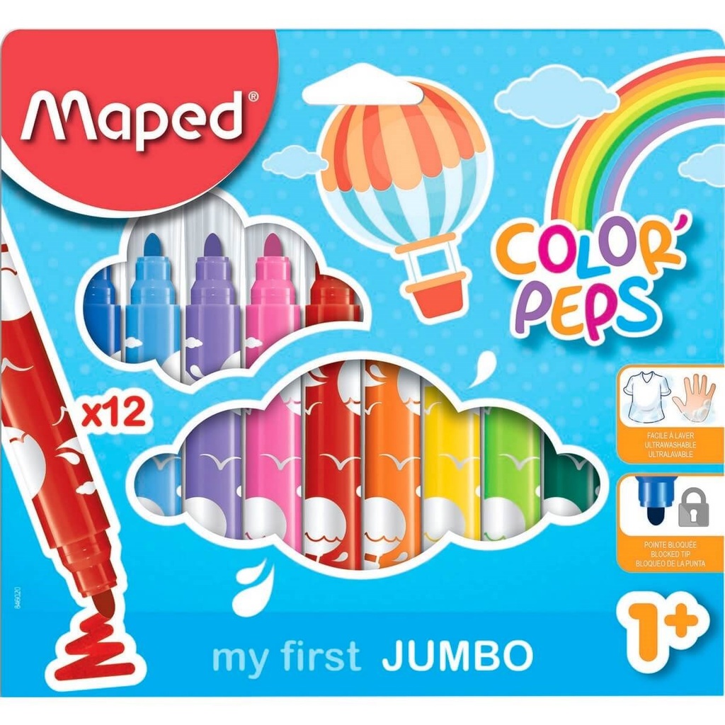 Paquet de 12 feutres Maped
