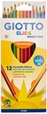 12 Crayons de couleurs Giotto